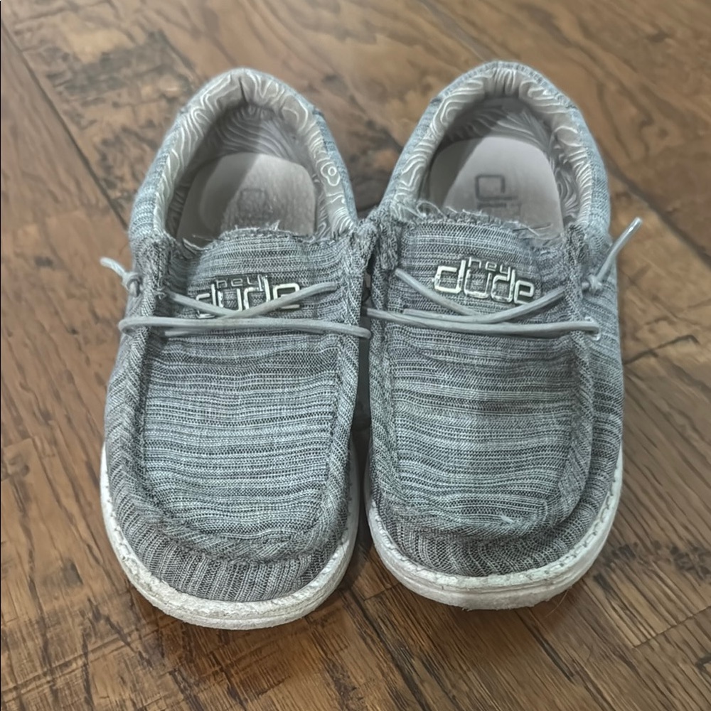 Hey Dude Kids Gray Shoes